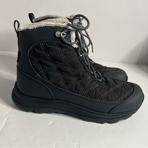 KEEN Womens Terradora 2 Wintry Waterproof Snow Boot, Black/Black, Size 7.5